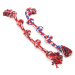 Reedog bavlněný uzel pro psy, 85 cm - Modro-červená