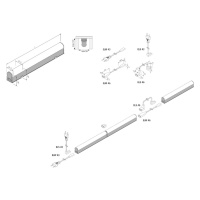 Hera LED světelná lišta EcoLite F HO, 3 000K, 90cm