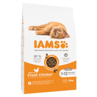 IAMS granule - 10 kg - 15 % sleva - Vitality Kitten Fresh Chicken