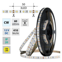 LED pásek McLED 12V studená bílá CRI90 š=8mm IP20 4,8W/m 60LED/m SMD2835 ML-121.829.60.2