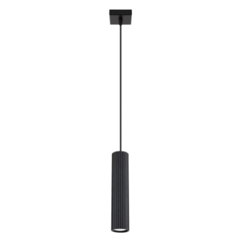Závěsné svítidlo SOLLUX KARBON 1 černá GU10 1x10W bez žárovky SL.1573 SOLLUX LIGHTING