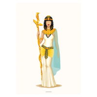 Ilustrace Cleopatra, Nour Tohme, (30 x 40 cm)