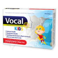 Vocal Kids měkké pastilky s příchutí Jahody 24ks