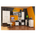 ArtCross PC stolek SOLO | SOL 01 Barva: Bílá / černý lesk