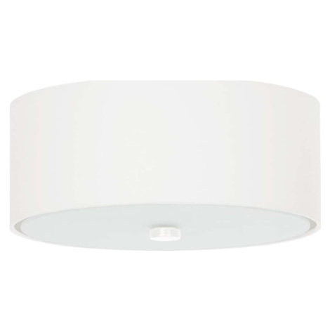 Bílé stropní svítidlo s textilním stínidlem ø 30 cm Herra – Nice Lamps