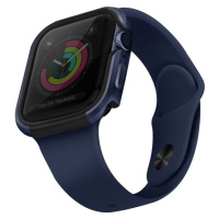 UNIQ Valencia kovové pouzdro Apple Watch Serie 4/5/6/SE (40mm) modré