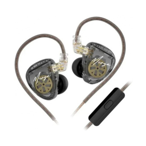KZ Merga sluchátka s mikrofonem (Postříbřený upgrade kabel) KZ Audio IQ models
