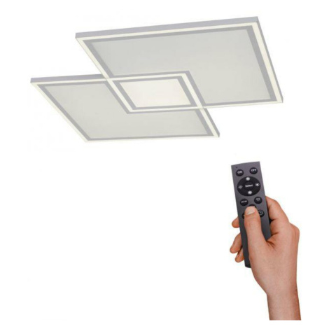 LEUCHTEN DIREKT is JUST LIGHT LED stropní svítidlo, bílé, dálkový ovladač, stmívatelné, CCT, IP2