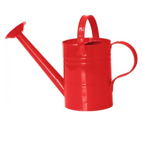 Zahradní nářadí - Konev kropící červená, kov (Woody)