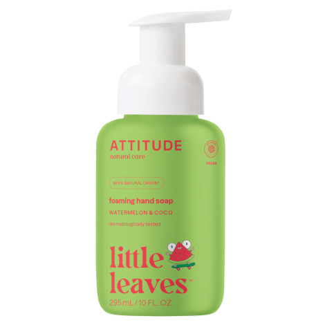 Dětské pěnivé mýdlo na ruce ATTITUDE Little leaves s vůní melounu a kokosu 295 ml