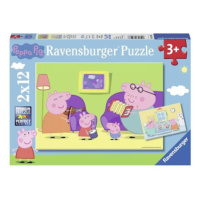 Ravensburger Prasátko Peppa 2x12 dílků