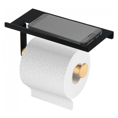 Altom Držák toaletního papíru PHONE, 18 x 10 cm, čierna