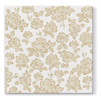 PAW - Ubrousky AIRLAID L 40x40cm Subtle Roses Gold