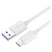 PremiumCord Kabel USB 3.1 C/M - USB 2.0 A/M, Super fast charging 5A, bílý, 2m