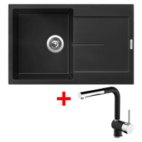 Sinks ULTIMA 790 Pureblack + Mix 3 P GR N6