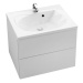 RAVAK Koupelnová skříňka pod umyvadlo SD 760 Rosa II bílá/bílá