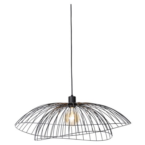 Chytré závěsné svítidlo černé 66 cm vč. Wifi G95 - Pua QAZQA