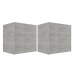 Noční stolky 2 ks betonově šedé 40 x 30 x 40 cm dřevotříska