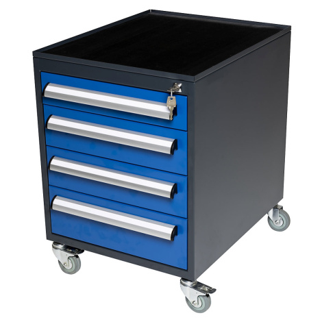 eurokraft basic Pojízdná zásuvková skříň, pro systém pracovních stolů WT, 4 zásuvky (90/120/120/