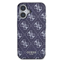 Guess IML Denim Effect MagSafe Zadní Kryt pro iPhone 16 Dark Blue