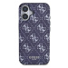 Guess IML Denim Effect MagSafe Zadní Kryt pro iPhone 16 Dark Blue