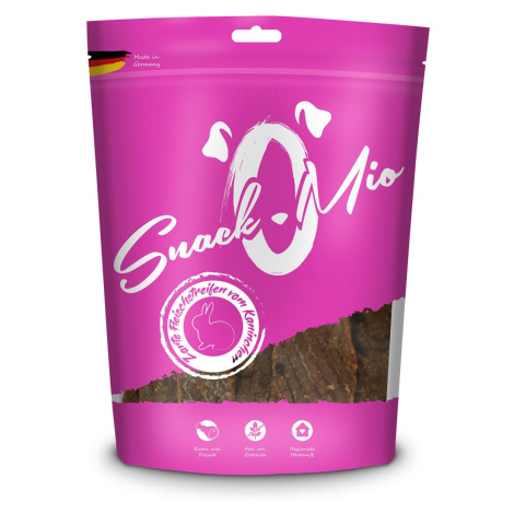 SnackOMio – jemné proužky králičího masa 2× 125 g