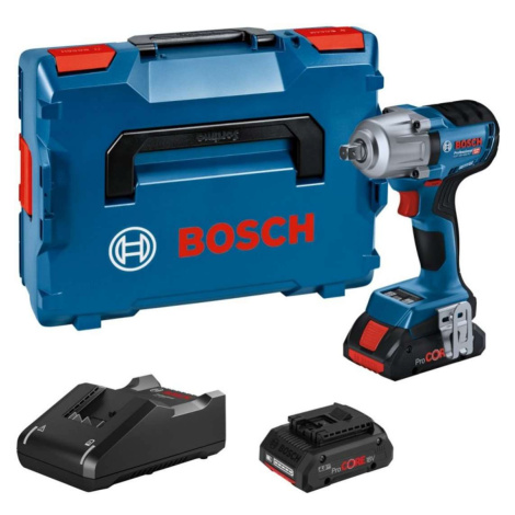 Bosch Nářadí - 18V AKU rázový utahovák, 2x aku 4,0 Ah, nabíječka 06019K4102