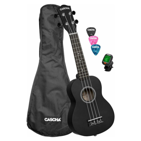 Cascha HH 3969 EN Black Sopránové ukulele