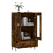 vidaXL Skříň highboard kouřový dub 69,5 x 31 x 115 cm kompozitní dřevo