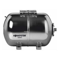 Aquasystem AHX50 Tlaková nádoba nerezová AISI304 horizontální 50l EPDM 10bar 1“ (AHX50 / HX50)