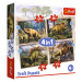Trefl Puzzle 4v1 - Dinosauři