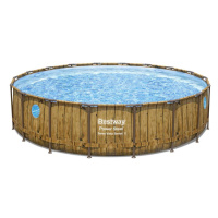 Bestway Bazén Power Steel Wood Swim Vista 5,49 x 1,22 m - 16977