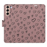 iSaprio Flip pouzdro Heart Dark 02 pro Samsung Galaxy S21