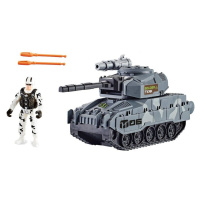 Tank střílející s figurkou 25 cm