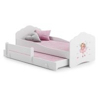 ArtAdrk Dětská postel CASIMO II | s přistýlkou Provedení: Víla s křídly