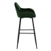 Barová židle Bora zelená