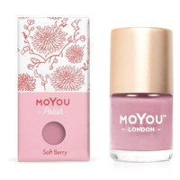 MoYou Razítkovací lak na nehty - Soft Berry 9 ml