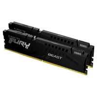 Kingston Fury Beast 64GB 5200MHz CL40 DDR5 DIMM (2x32) Black kf552c40bbk2-64