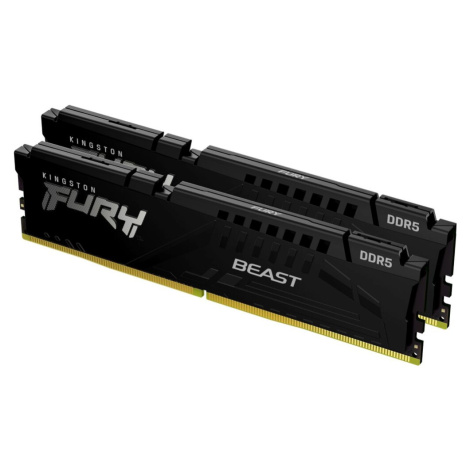 Kingston Fury Beast 64GB 5200MHz CL40 DDR5 DIMM (2x32) Black kf552c40bbk2-64 Černá