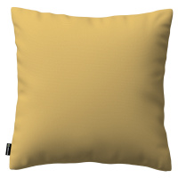 Dekoria Kinga - potah na polštář jednoduchý, matně žlutá, 60 x 60 cm, Cotton Panama, 702-41
