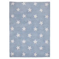 Lorena Canals koberce Přírodní koberec, ručně tkaný Stars Blue-White Rozměry koberců: 120x160