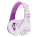 Sluchátka PowerLocus P2 Wireless Headphones (white-purple)