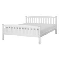 BELIANI postel GIVERNY 160 × 200 cm, dřevěná, bílá