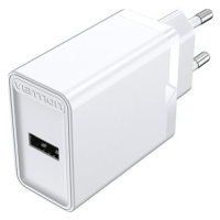 Vention 1-port USB Wall Charger (12W) White