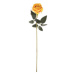 Umělá květina Růže 76 cm, žlutá