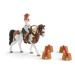 Schleich 42441 Hannah a jezdecká sada na western