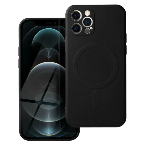 Smarty Mag silikonový kryt s MagSafe iPhone 12 Pro černý