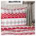4Home Vánoční bavlněné povlečení Red Nordic
