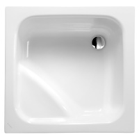 POLYSAN VISLA hluboká sprchová vanička, čtverec 80x80x29cm, bílá 50111