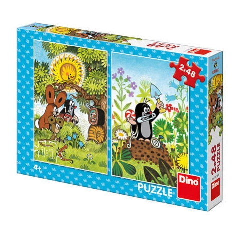 KRTEK 2x48 Puzzle NOVÉ Dino